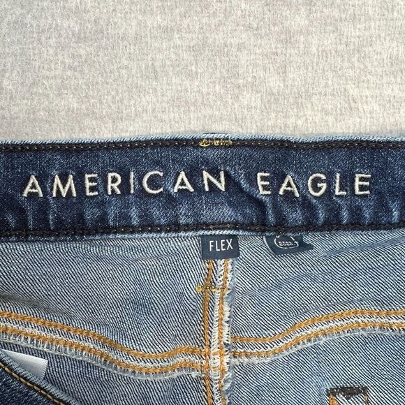 American Eagle Jeans Mens 36x34 (34x32) Original Bootcut Flex Denim Blue Cowboy - Picture 6 of 12